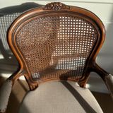  Ghế Louis XVI Có Tay Tựa Mây LHG26 