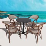  Ghế Lưới Textilene Ngoài Trời I37 - Phong Cách Tự Nhiên, Thoáng Mát Cho Ngoại Thất 