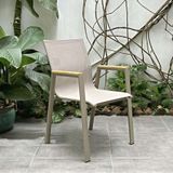  Ghế Khung Nhôm Lưới Textilene Ngoài Trời DPAV09 