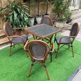  Ghế Lưới Textilene Ngoài Trời GC03 - Phong Cách Thanh Lịch Cho Không Gian Ngoại Thất 