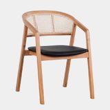  Ghế Gỗ Có Tay Tựa Mây Molina LHG30 