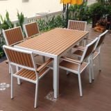  Ghế Ngoài Trời Polywood Tay Vuông HPG3 