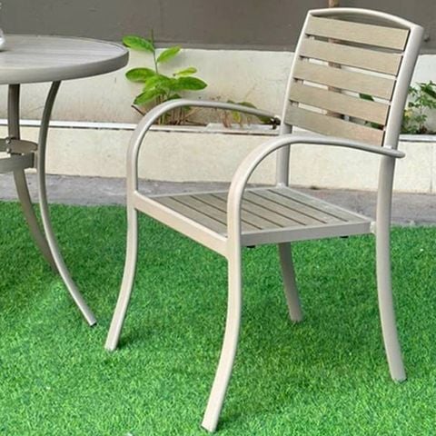 Ghế sắt gỗ DPAV10 ngoài trời