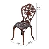  Bộ Bàn Vuông Nhôm Đúc Ngoài Trời DPBV4+DPAV2 