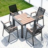  Ghế Khung Nhôm Lưới Textilene Ngoài Trời DPAV09 