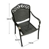  Bộ Bàn Ghế Sân Vườn BN18M + GN05 - Thiết Kế Sang Trọng, Bền Bỉ Cho Không Gian Ngoài Trời 