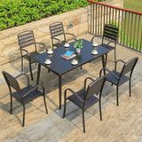  Ghế Ngoài Trời Nhôm Đúc K1 