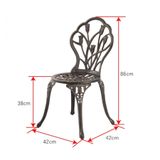  Bộ Bàn Ghế Sân Vườn BN12 + GN12 - Thiết Kế Sang Trọng, Bền Bỉ Cho Không Gian Ngoài Trời 