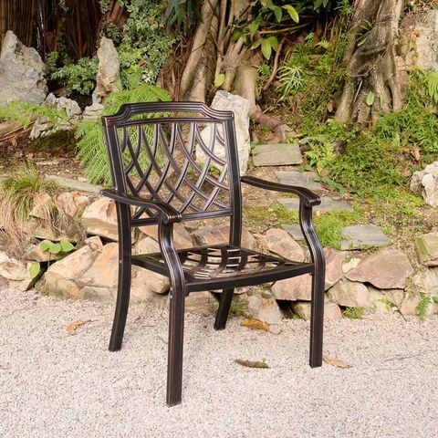 Ghế nhôm đúc sân vườn cao cấp bền đẹp
