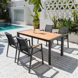  Ghế Khung Nhôm Lưới Textilene Ngoài Trời DPAV09 