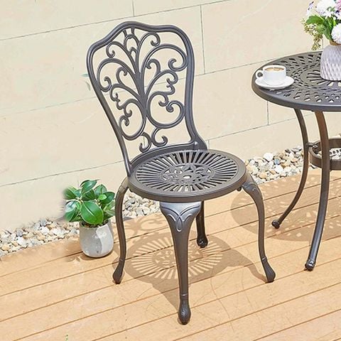 Ghế sân vườn nhôm đúc chống gỉ sang trọng