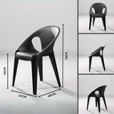  Ghế Đúc Nhựa S3019 - Ghế Cafe Chịu Lực Tốt 