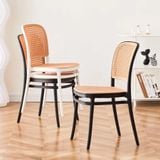  Ghế Nhựa Đúc Giả Mây S3042 - Thiết Kế Sang Trọng, Chịu Lực Tốt 