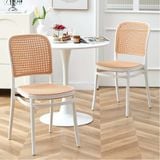  Ghế Nhựa Đúc Giả Mây S3042 - Thiết Kế Sang Trọng, Chịu Lực Tốt 