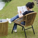  Bộ Bàn Ghế Ban Công CB391712 + CB395243 - Thiết Kế Sang Trọng, Bền Bỉ Cho Không Gian Ngoài Trời 