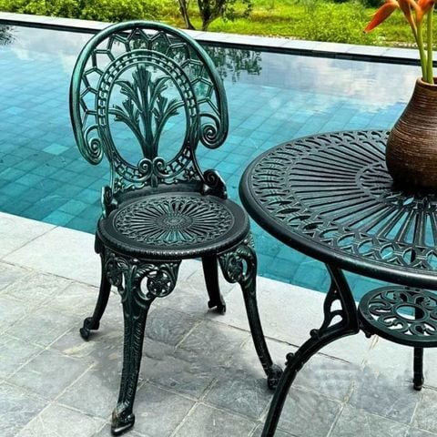  Ghế Sân Vườn Nhôm Đúc GN28 