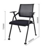  Ghế Đào Tạo Không Bảng Viết Có Bánh Xe DPD26C 