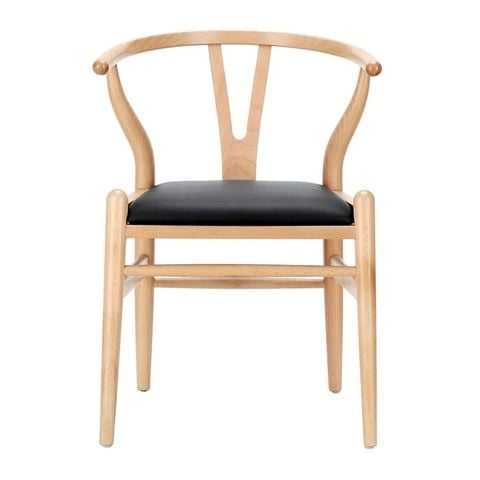 Ghế chân gỗ bọc nệm Wishbone LHG03