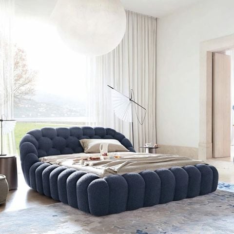 giường ngủ bọc nỉ