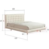  Giường Ngủ Bọc Da Grande – Sang Trọng, Êm Ái, Tối Giản Hiện Đại 