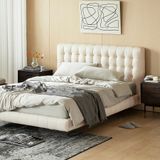  Giường Ngủ Bọc Da Grande – Sang Trọng, Êm Ái, Tối Giản Hiện Đại 