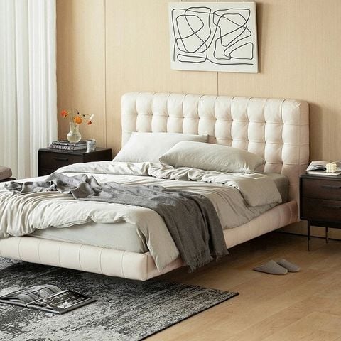 Giường ngủ bọc da