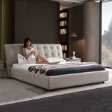  Giường Ngủ Da Cao Cấp Leopatra – Sang Trọng Và Hiện Đại 