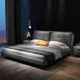  Giường Ngủ Da Cao Cấp William – Tinh Tế Và Hiện Đại 