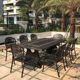  Bộ Bàn Nhôm Đúc Ngoài Trời BN55 + DPAV4 