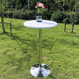  Bàn Bar Tròn Chân Trụ Inox HSBT021 - Thiết Kế Hiện Đại, Linh Hoạt Cho Mọi Không Gian 