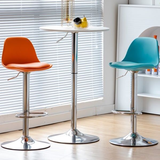  Bàn Bar Tròn Nâng Hạ Chân Trụ Inox HSBT026 - Thiết Kế Hiện Đại, Linh Hoạt Cho Mọi Không Gian 