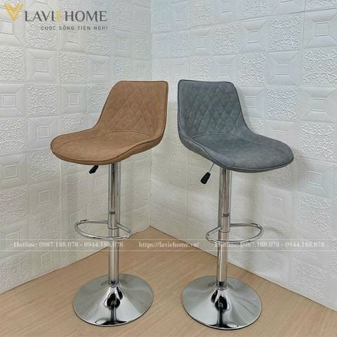  Ghế Bar Da Chân Xoay DPE27 
