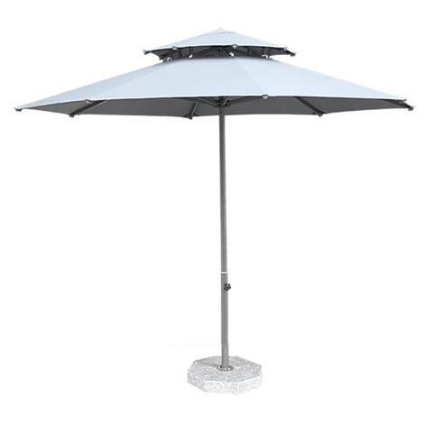 ô dù tròn chính tâm 2 tầng