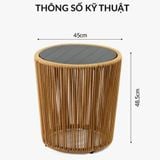  Ghế Ngoài Trời CB395243 – Thoáng Mát Và Bền Bỉ Cho Mọi Không Gian Ngoại Thất 