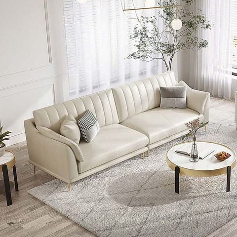 Sofa dài 2m bọc da giá rẻ hiện đại