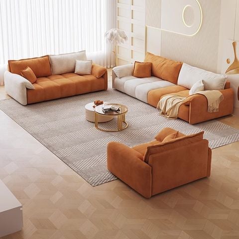 Sofa dài 2m bọc da giá rẻ hiện đại