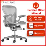  Ghế Công Thái Học Herman Miller Aeron Khung Hợp Kim Chân Nhựa 