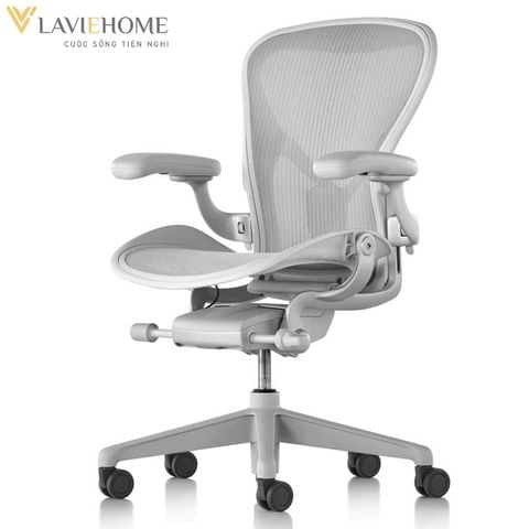  Ghế Công Thái Học Herman Miller Aeron Khung Hợp Kim Chân Nhựa 