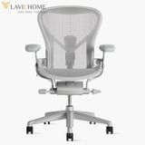  Ghế Công Thái Học Herman Miller Aeron Khung Hợp Kim Chân Nhựa 