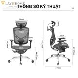  Ghế Công Thái Học GTChair Ivino Gen II Cao Cấp 