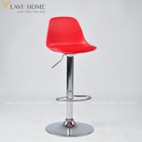  Ghế Bar Xoay Chân Mạ Lưng Nhựa DPE07 