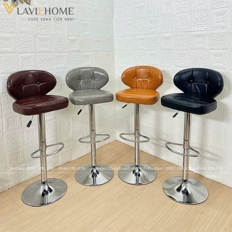  Ghế Bar Da Chân Xoay DPE28 