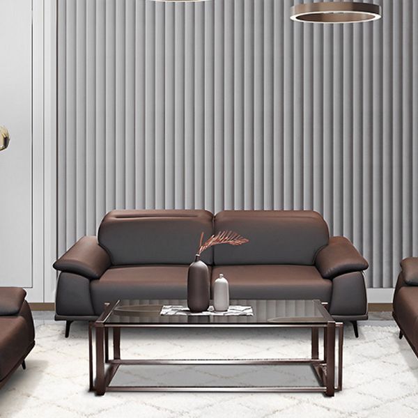 Sofa gỗ da hiện đại Apolo