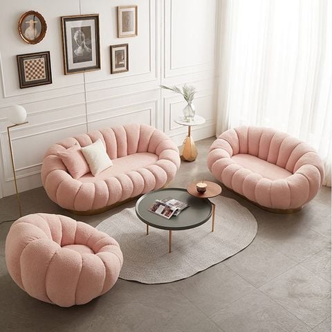 Sofa phòng khách 2m bọc da tiện nghi giá tốt