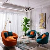  Sofa Nỉ Semicircle 