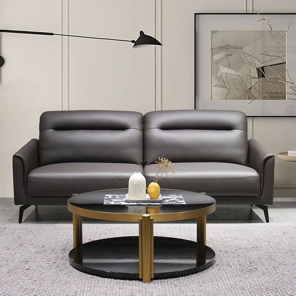Sofa da phòng khách nhỏ Molina