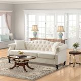  Sofa Da Tân Cổ Điển Chesterfield 