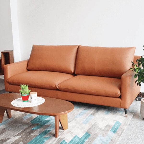 Sofa da phòng khách nhỏ Polis