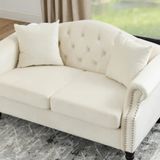  Sofa Da Tân Cổ Điển Chesterfield 