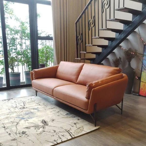 Sofa gỗ da hiện đại Luxe Venice